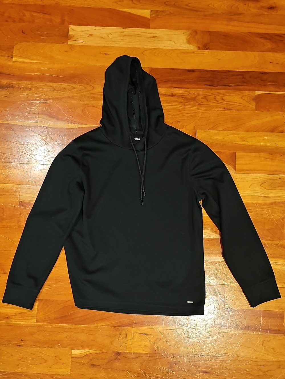 Express Black Pullover Hoodie with Drawstring